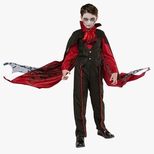Vampire Kids Costume - Red and Black